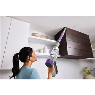Shark PowerDetect Cordless Pet, pelēka/lillā - Bezvadu putekļu sūcējs