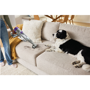 Shark PowerDetect Cordless Pet, pelēka/lillā - Bezvadu putekļu sūcējs