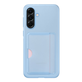 Samsung Card Slot Cover, Galaxy A14, с карманом для карты, голубой - Чехол