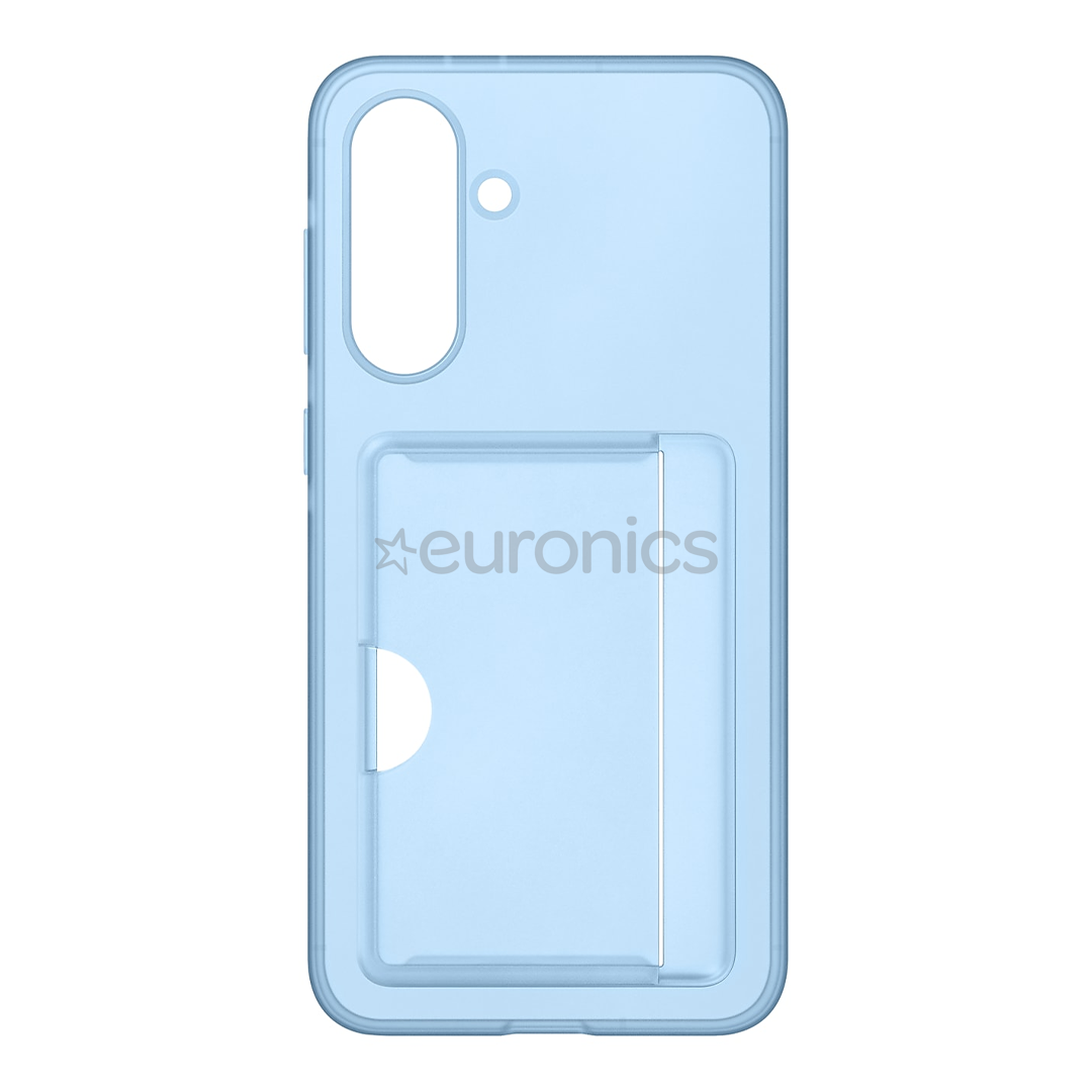 Samsung Card Slot Cover, Galaxy A14, с карманом для карты, голубой - Чехол