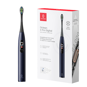 Oclean X Pro, zila - Elektriskā zobu birste PR000132355