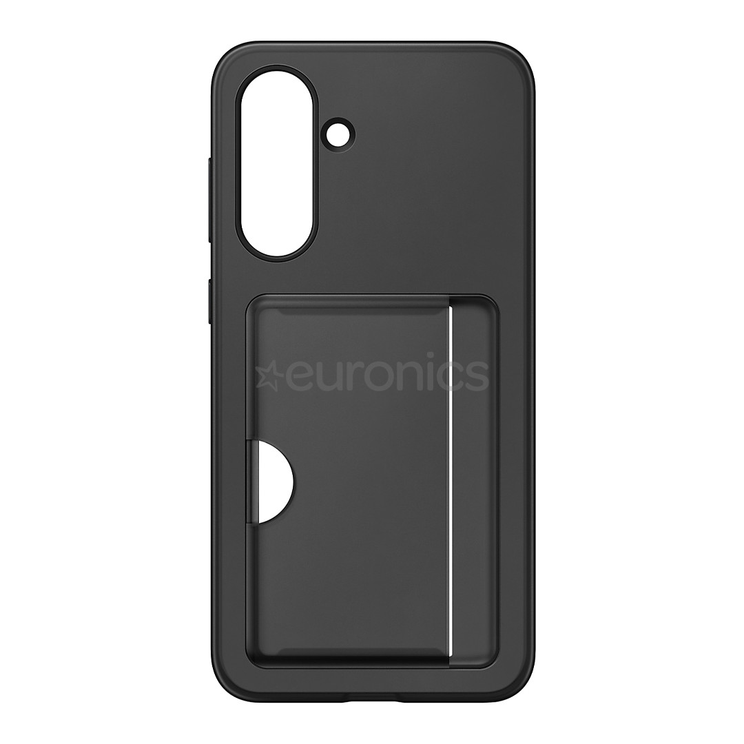 Samsung Card Slot Cover, Galaxy A36, kabatiņa kredītkartei, melna - Apvalks viedtālrunim