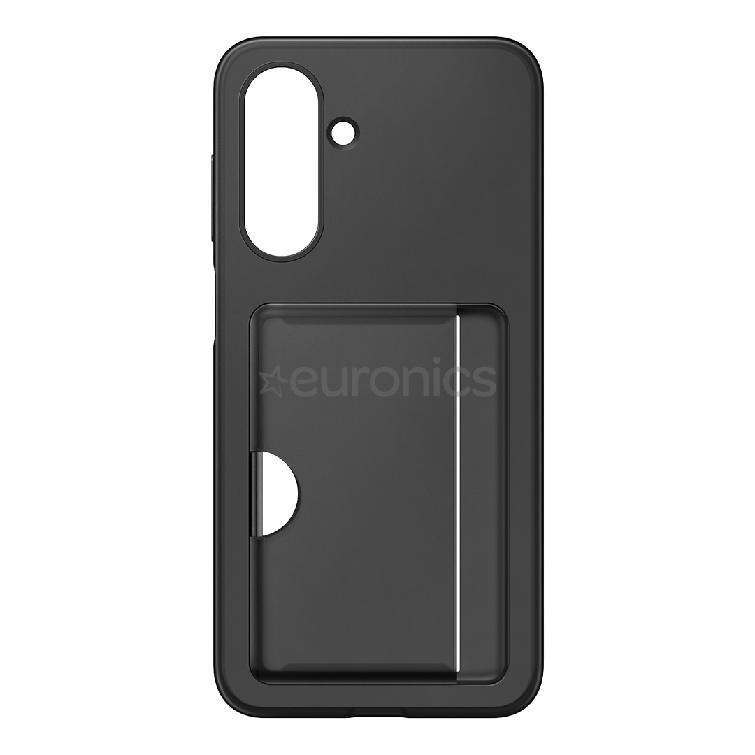 Samsung Card Slot Cover, Galaxy A26, kabatiņa kredītkartei, melna - Apvalks viedtālrunim