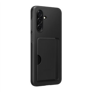 Samsung Card Slot Cover, Galaxy A26, kabatiņa kredītkartei, melna - Apvalks viedtālrunim