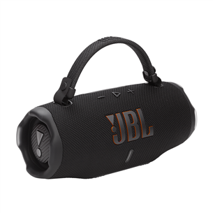 JBL Charge 6, melna - Portatīvais bezvadu skaļrunis