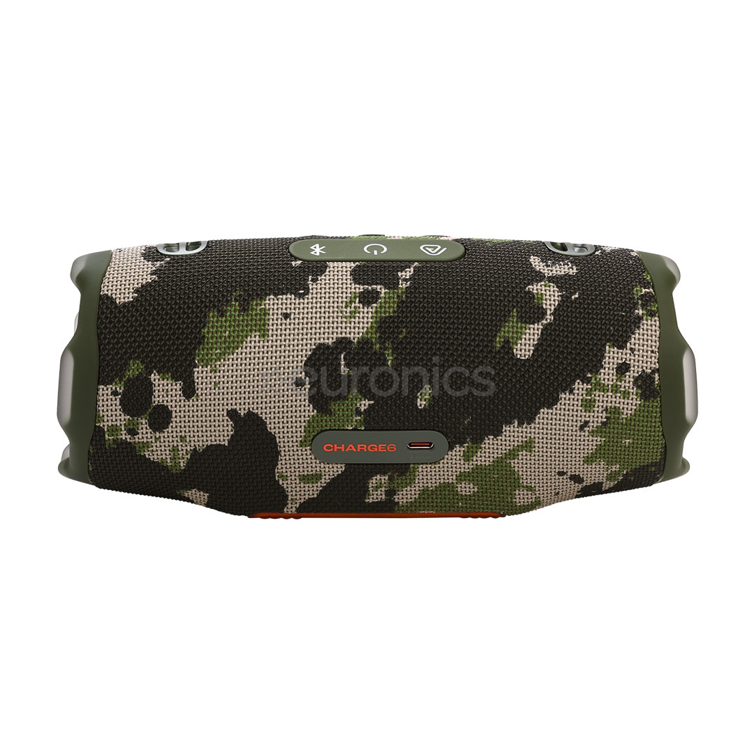 JBL Charge 6, kamuflāža - Portatīvais bezvadu skaļrunis