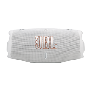 JBL Charge 6, balta - Portatīvais bezvadu skaļrunis