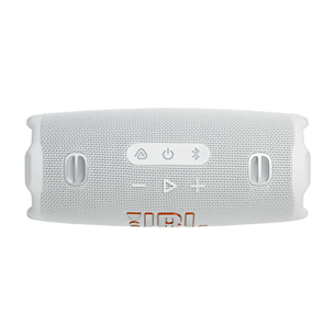 JBL Charge 6, balta - Portatīvais bezvadu skaļrunis