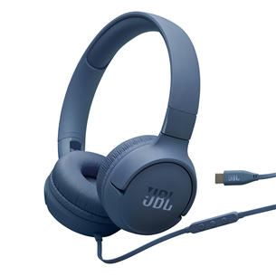 JBL Tune 520C, синий - Накладные наушники JBLT520CBLU