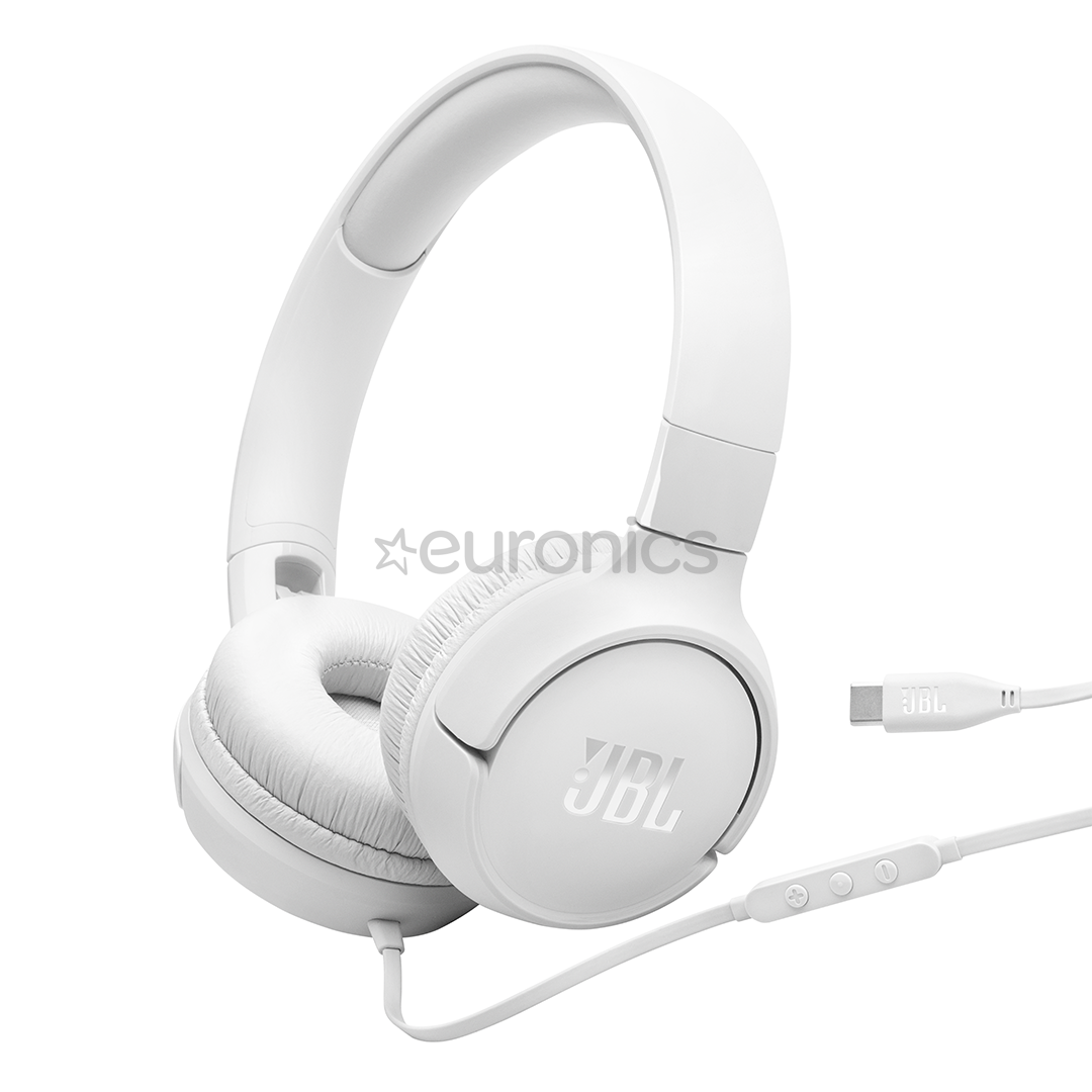 JBL Tune 520C, белый - Накладные наушники