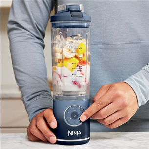 Ninja Blast Max, zila - Portatīvais bezvadu blenderis