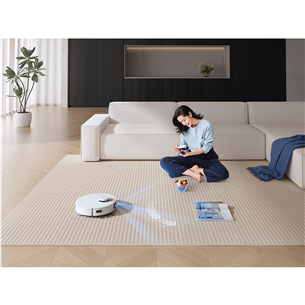 Ecovacs Deebot T30S Combo, Wet & Dry, balta - Robots putekļu sūcējs + rokas putekļu sūcējs