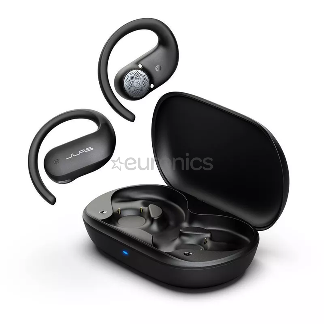 JLab Open Sport, black - True wireless earphones