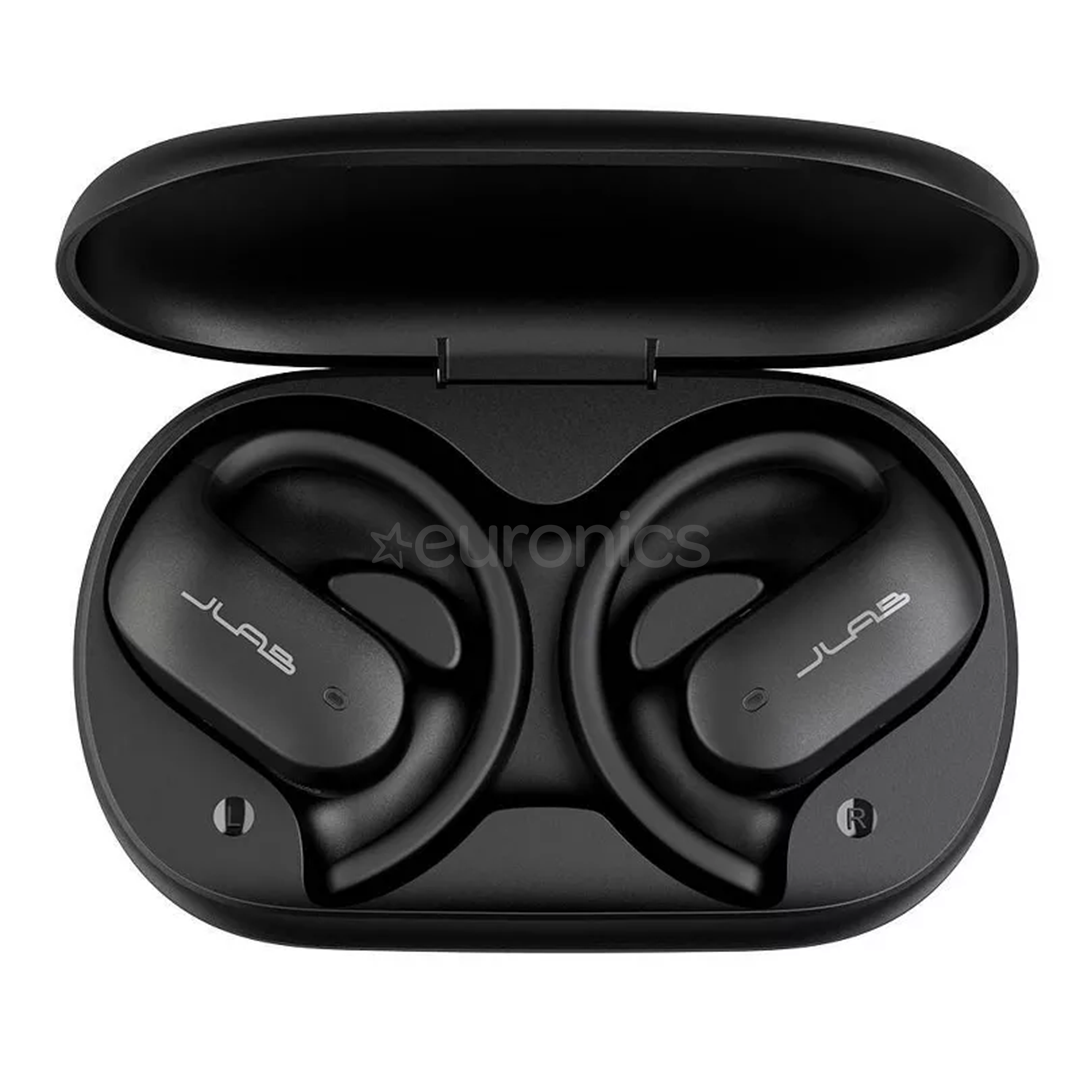 JLab Open Sport, black - True wireless earphones