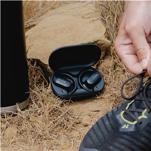 JLab Open Sport, melna - Bezvadu austiņas