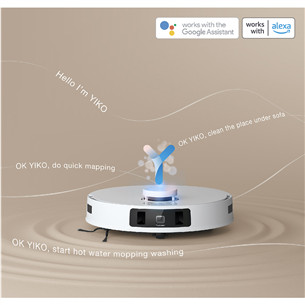 Ecovacs Deebot T30C PRO, Wet & Dry, balta - Robots putekļu sūcējs