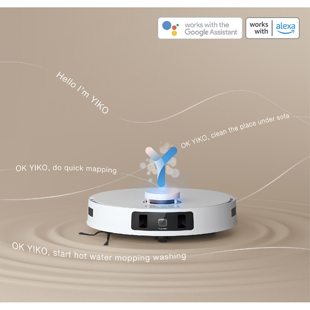 Ecovacs Deebot T30C PRO, Wet & Dry, balta - Robots putekļu sūcējs