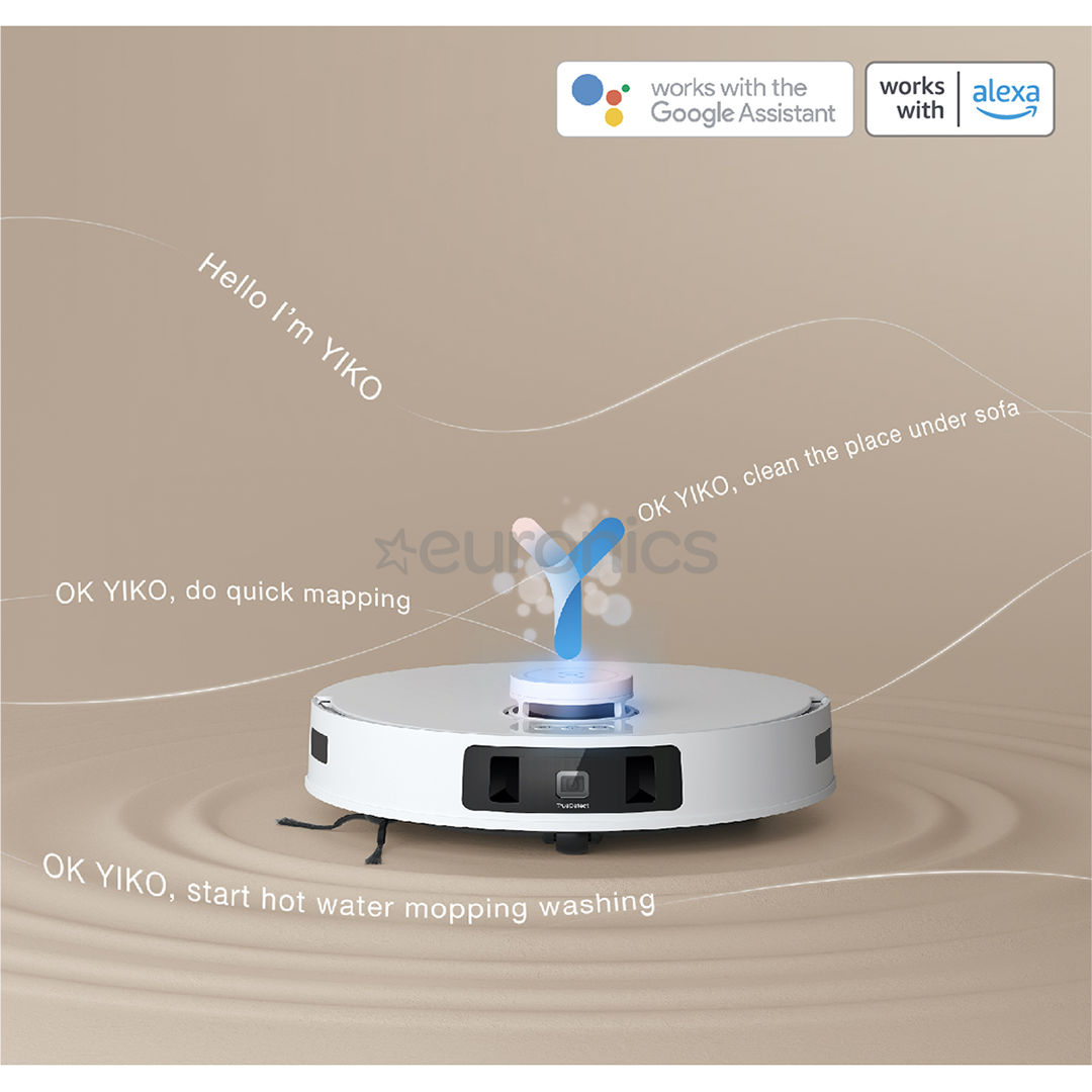 Ecovacs Deebot T30C PRO, wet & dry, white - Robot vacuum cleaner