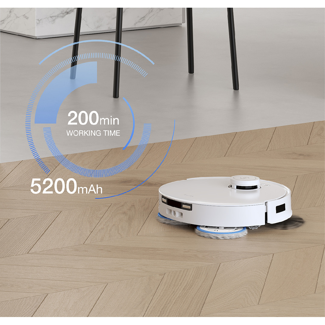 Ecovacs Deebot T30C PRO, Wet & Dry, balta - Robots putekļu sūcējs