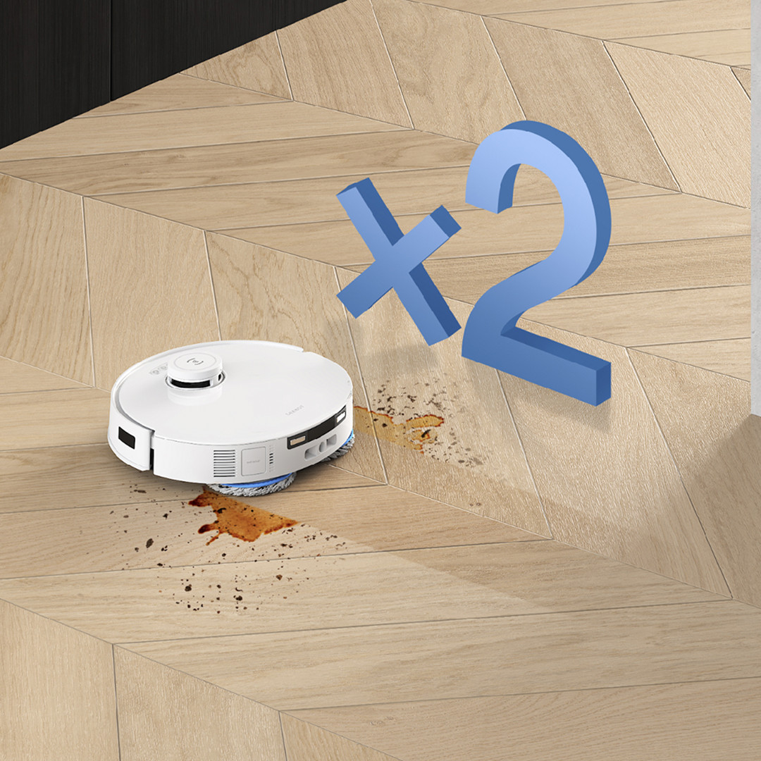 Ecovacs Deebot T30C PRO, Wet & Dry, balta - Robots putekļu sūcējs