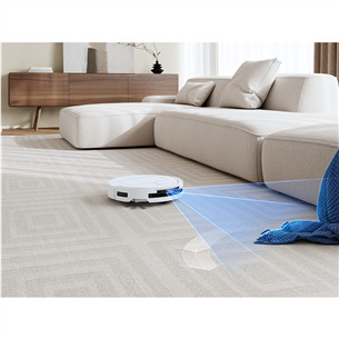 Ecovacs Deebot T50 PRO OMNI, сухая и влажная уборка, белый - Робот-пылесос