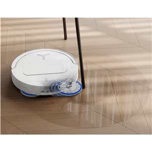 Ecovacs Deebot T50 PRO OMNI, Wet & Dry, balta - Robots putekļu sūcējs