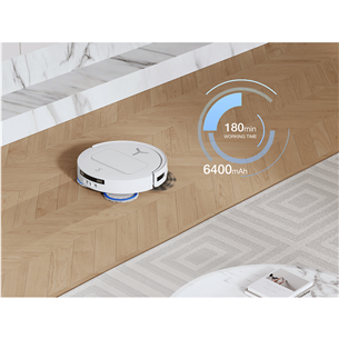 Ecovacs Deebot T50 PRO OMNI, Wet & Dry, balta - Robots putekļu sūcējs