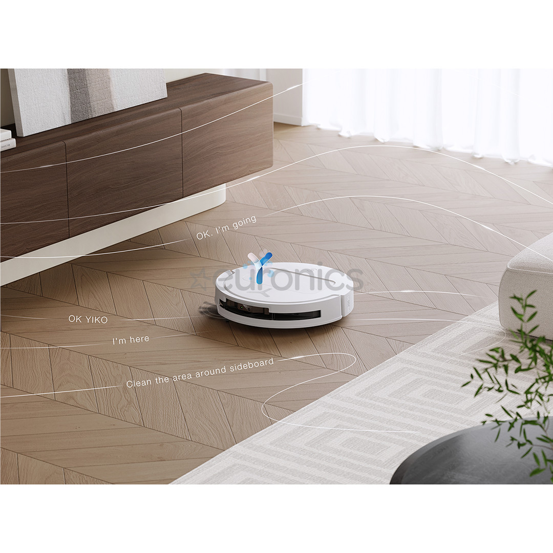 Ecovacs Deebot T50 PRO OMNI, сухая и влажная уборка, белый - Робот-пылесос