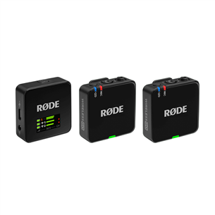 Rode Wireless GO (Gen 3), melna - Bezvadu mikrofonu sistēma WIGOGEN3