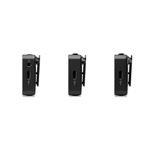 Rode Wireless GO (Gen 3), melna - Bezvadu mikrofonu sistēma