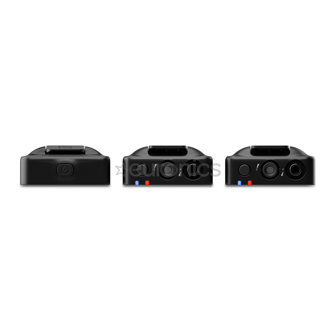 Rode Wireless GO (Gen 3), melna - Bezvadu mikrofonu sistēma