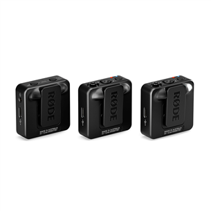 Rode Wireless GO (Gen 3), melna - Bezvadu mikrofonu sistēma