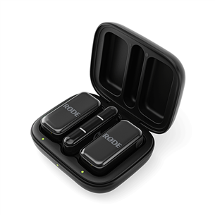 Rode Wireless Micro, USB-C, melna - Bezvadu mikrofonu sistēma WIMICROC
