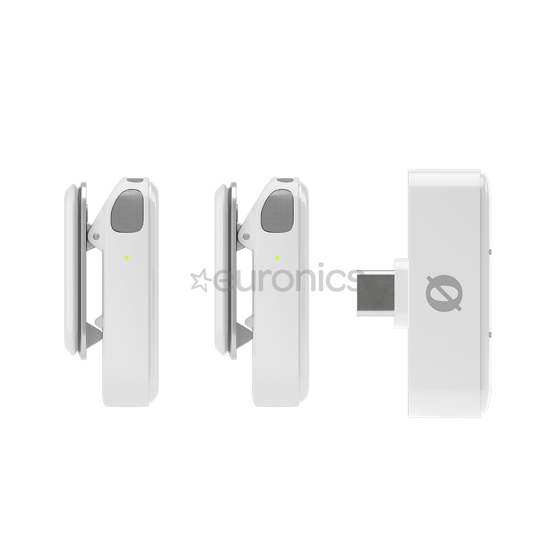 Rode Wireless Micro, USB-C, balta - Bezvadu mikrofonu sistēma