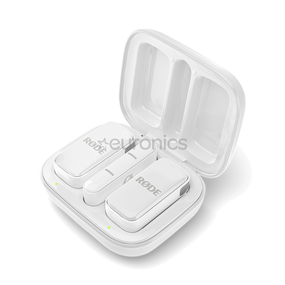 Rode Wireless Micro, Lightning, balta - Bezvadu mikrofonu sistēma