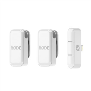 Rode Wireless Micro, Lightning, balta - Bezvadu mikrofonu sistēma