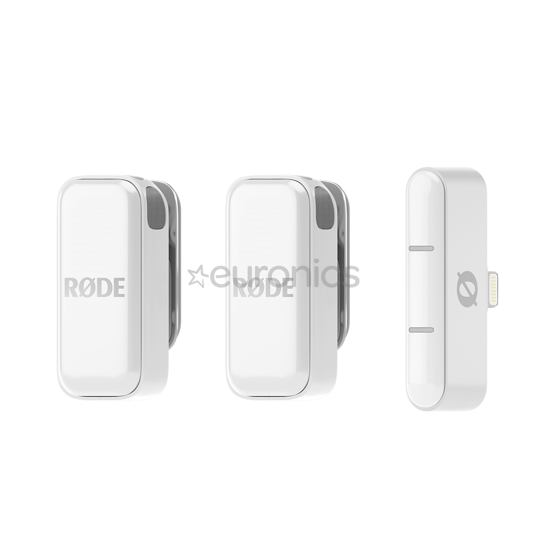Rode Wireless Micro, Lightning, белый - Беспроводная микрофонная система