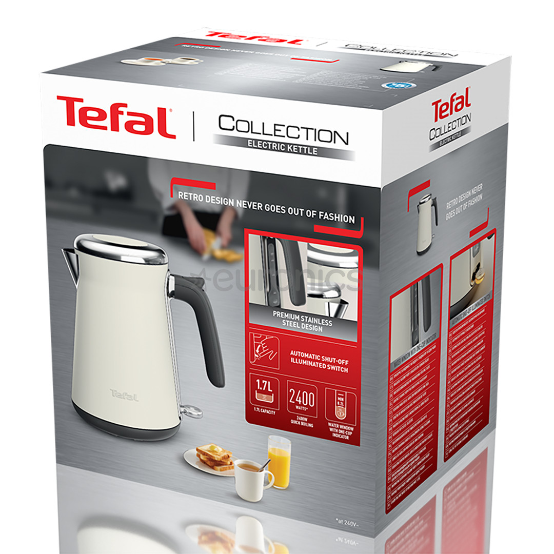 Tefal Collection, 1.7 L, beige - Kettle