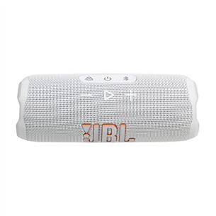 JBL Flip 7, white - Portable Wireless Speaker