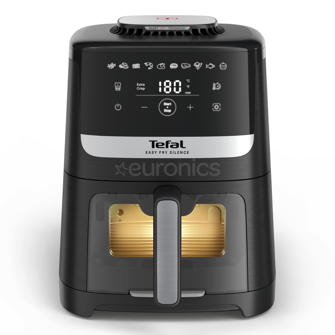 Tefal Easy Fry Silence, 1670 W, 5 L, black - Air fryer