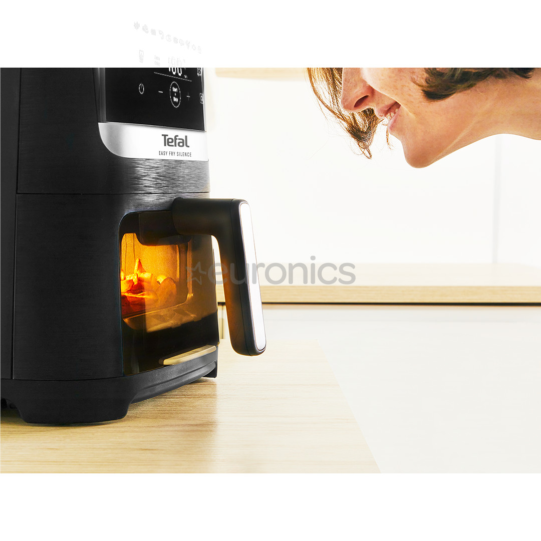 Tefal Easy Fry Silence, 1670 W, 5 L, black - Air fryer