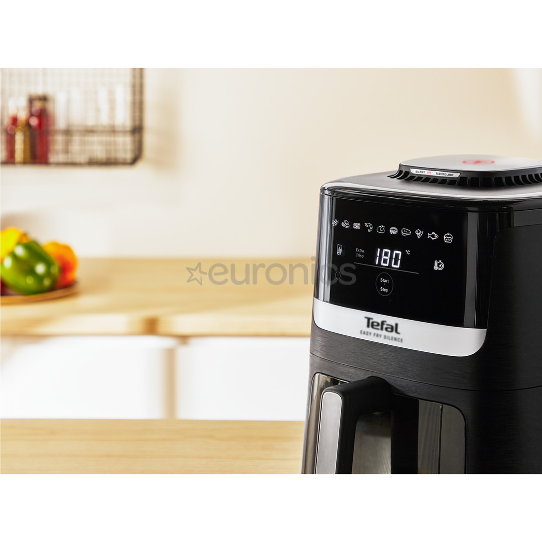 Tefal Easy Fry Silence, 1670 W, 5 L, black - Air fryer