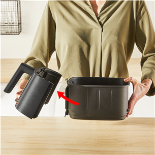 Tefal Easy Fry Silence, 1670 W, 5 L, black - Air fryer