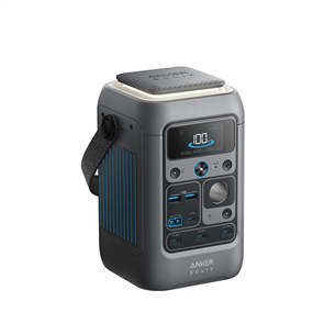 Anker Solix C300X DC, 300 W, 288 Wh, pelēka - Pārnēsājama spēkstacija