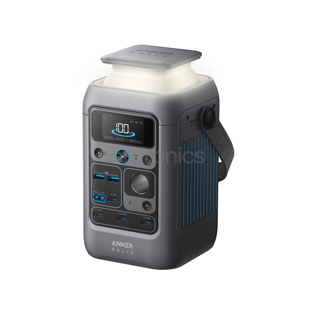 Anker Solix C300X DC, 300 Вт, 288 Втч, серый - Аккумуляторная станция