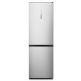 Hisense, NoFrost, 304 L, augstums 186 cm, nerūsējošā tērauda - Ledusskapis