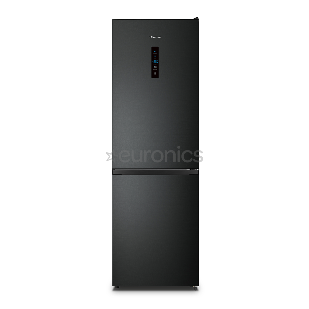 Hisense, NoFrost, 304 л, высота 186 см, черный - Холодильник