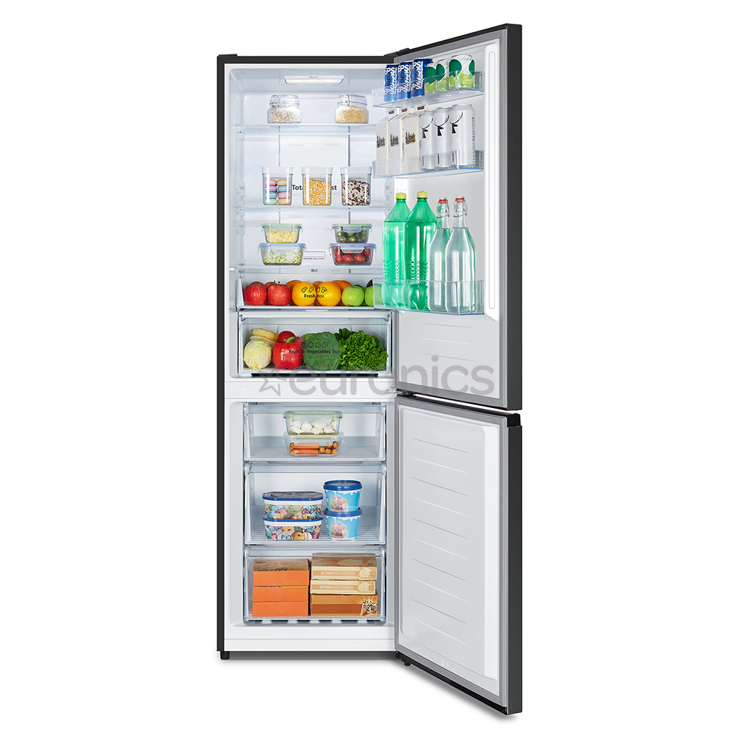 Hisense, NoFrost, 304 л, высота 186 см, черный - Холодильник