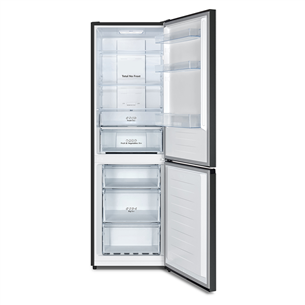 Hisense, NoFrost, 304 л, высота 186 см, черный - Холодильник