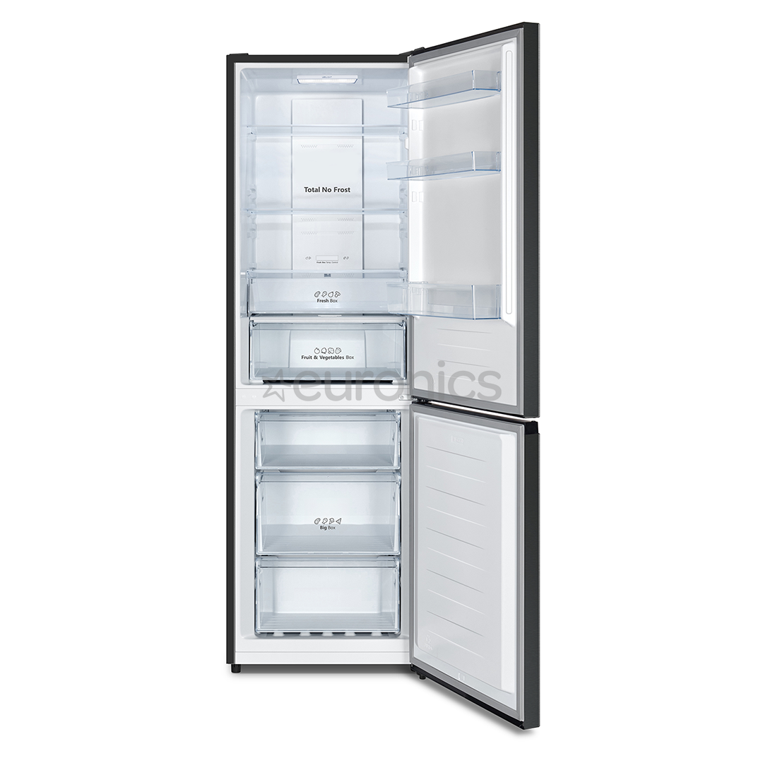 Hisense, NoFrost, 304 л, высота 186 см, черный - Холодильник